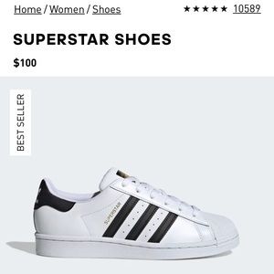 EUC Adidas Women’s Classic Superstar Shoes 💕